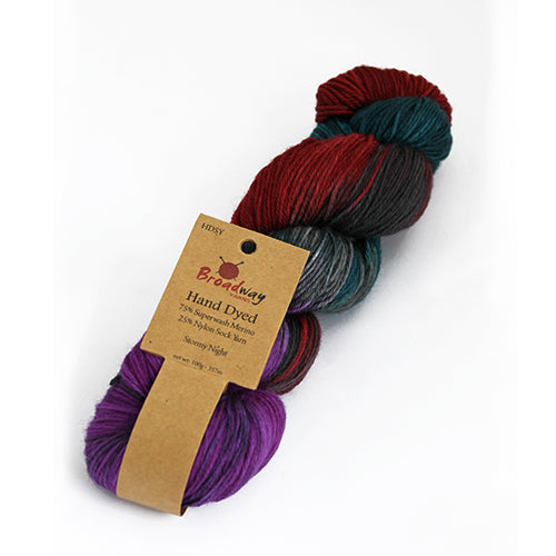 Broadway Hand Dyed Merino Sock Yarn 100g image 6