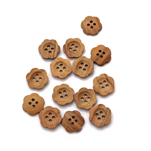 Abbey Buttons - Italian Wood image 3