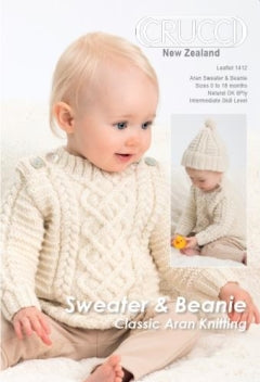Crucci Pattern - 8 Ply Baby Sweater 1412 image 0