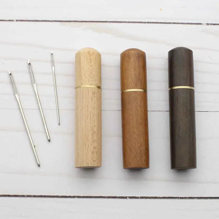 Fox & Pine Stitches - Wooden Darning Needle Cases