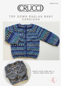 Crucci Pattern - Top Down Raglan Baby Cardigan 2324 image 0