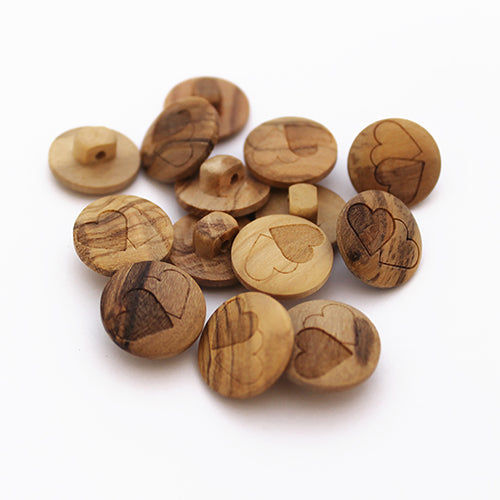 Abbey Buttons - Italian Wood image 2