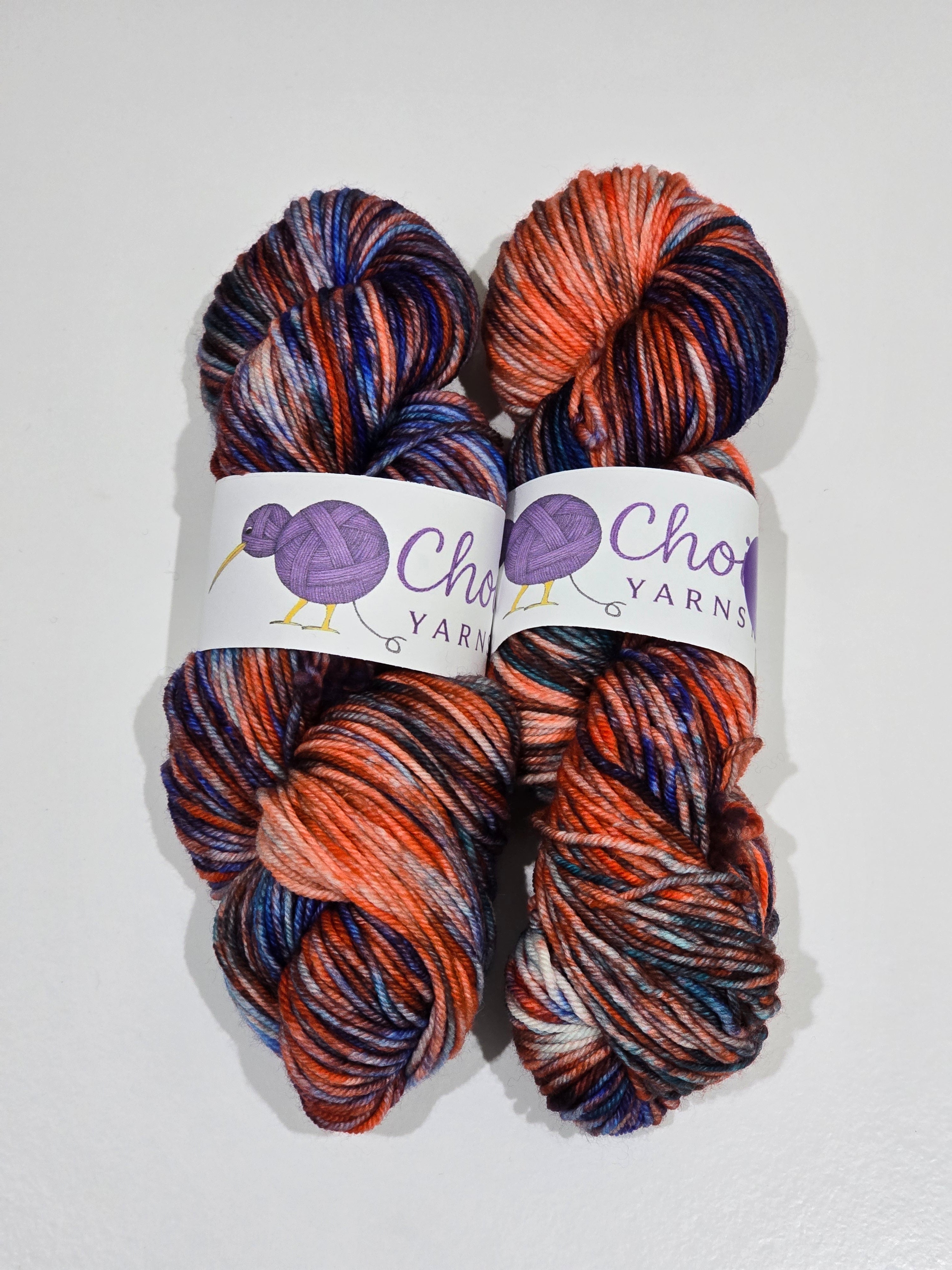 Choice Yarns NZ 8ply Hand-Dyed MW Merino 100g image 0