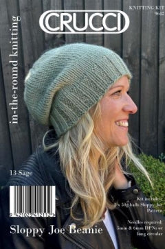 Crucci Kit Sloppy Joe Beanie - Sage image 0