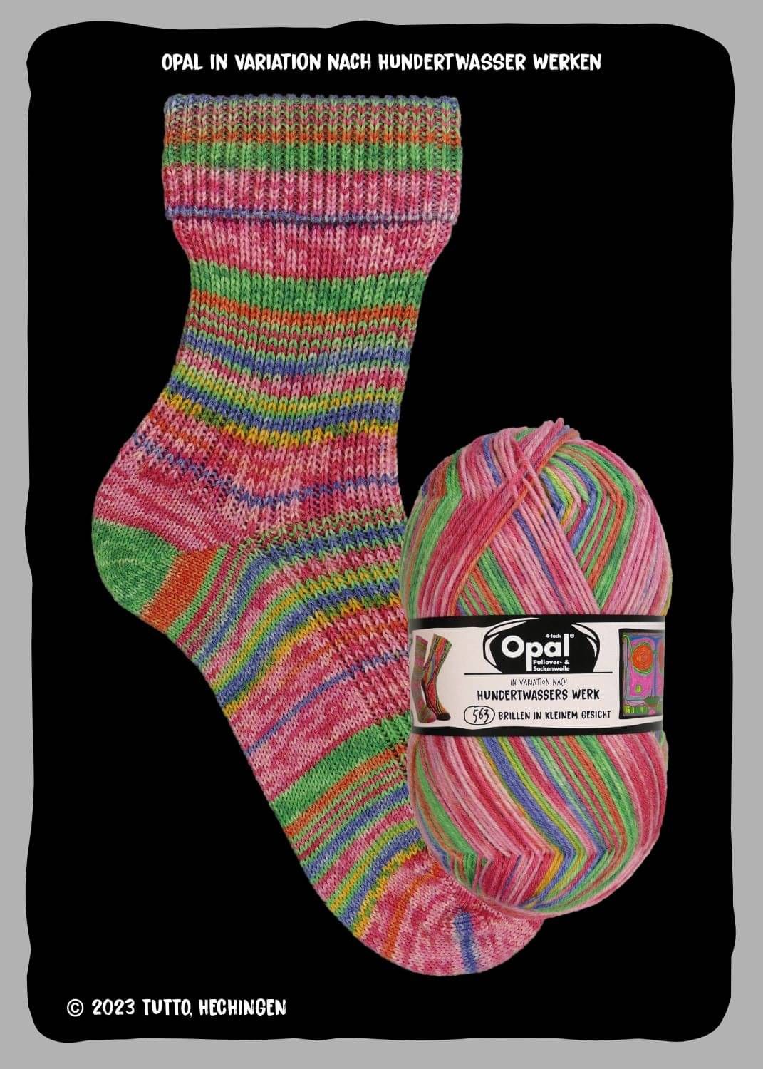Opal Sock Hunderwasser Edition 4 100g image 2