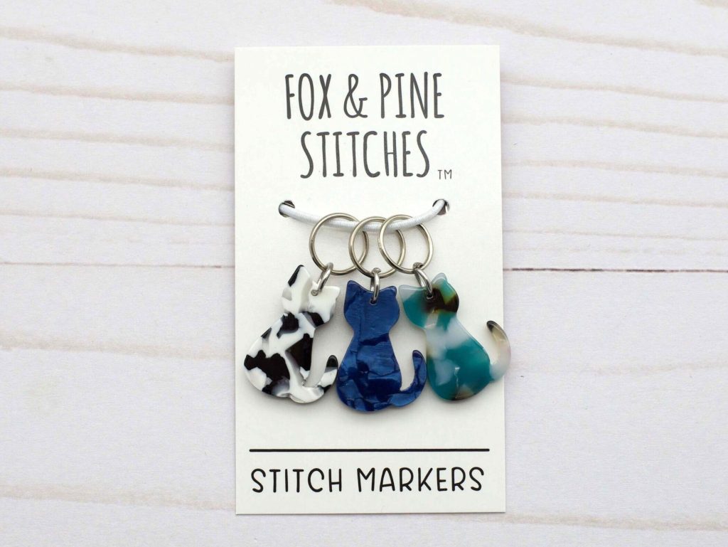 Fox & Pine Stitches - Stitch Markers image 0