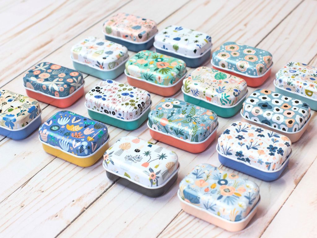 Fox & Pine Stitches - Floral Storage Tins image 0