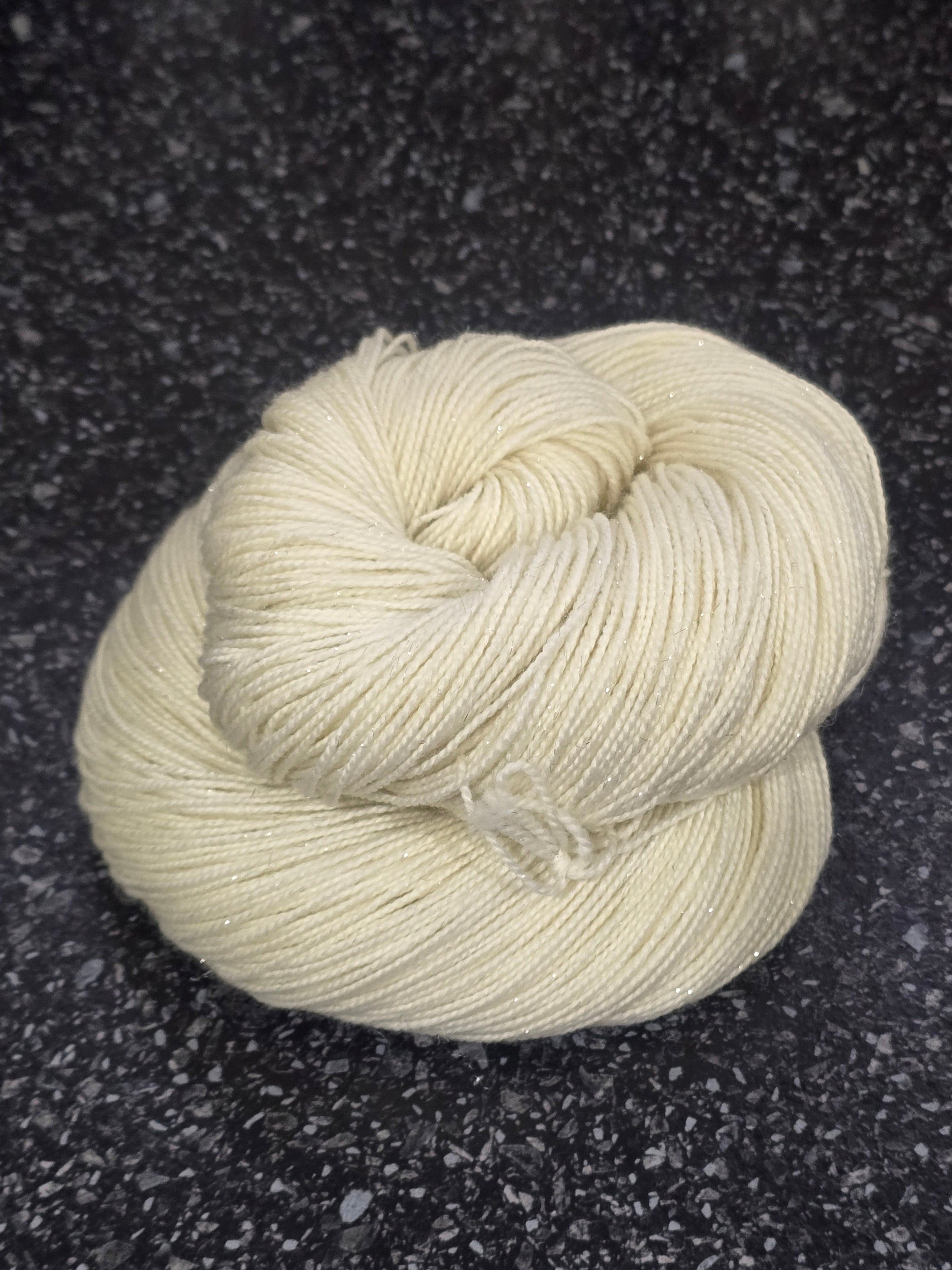 Choice Yarns NZ 4ply Merino Silver Sparkle Sock image 1