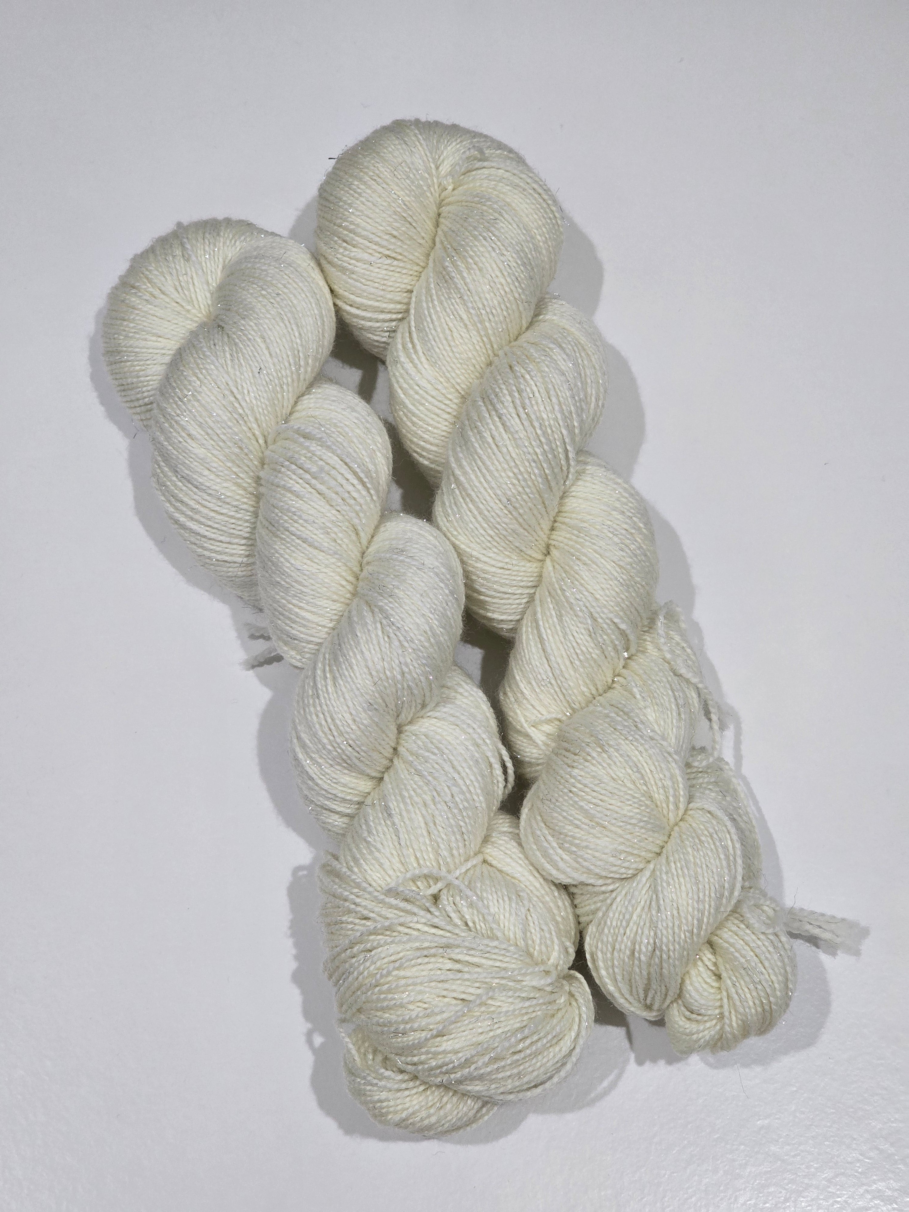 Choice Yarns NZ 4ply Merino Silver Sparkle Sock image 2