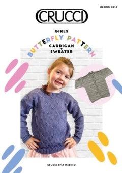Crucci Pattern - Butterfly Sweater & Cardigan 2314 image 0