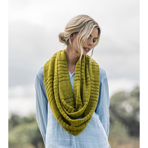 Blue Sky Fibers Woolstok Light Pattern - Belleview Crochet Wrap image 0