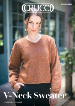 Crucci Pattern 2216 Loose V Neck Sweater image 0