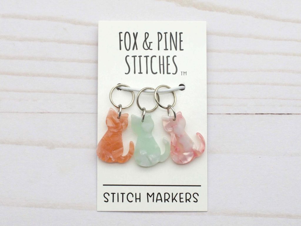 Fox & Pine Stitches - Stitch Markers image 1
