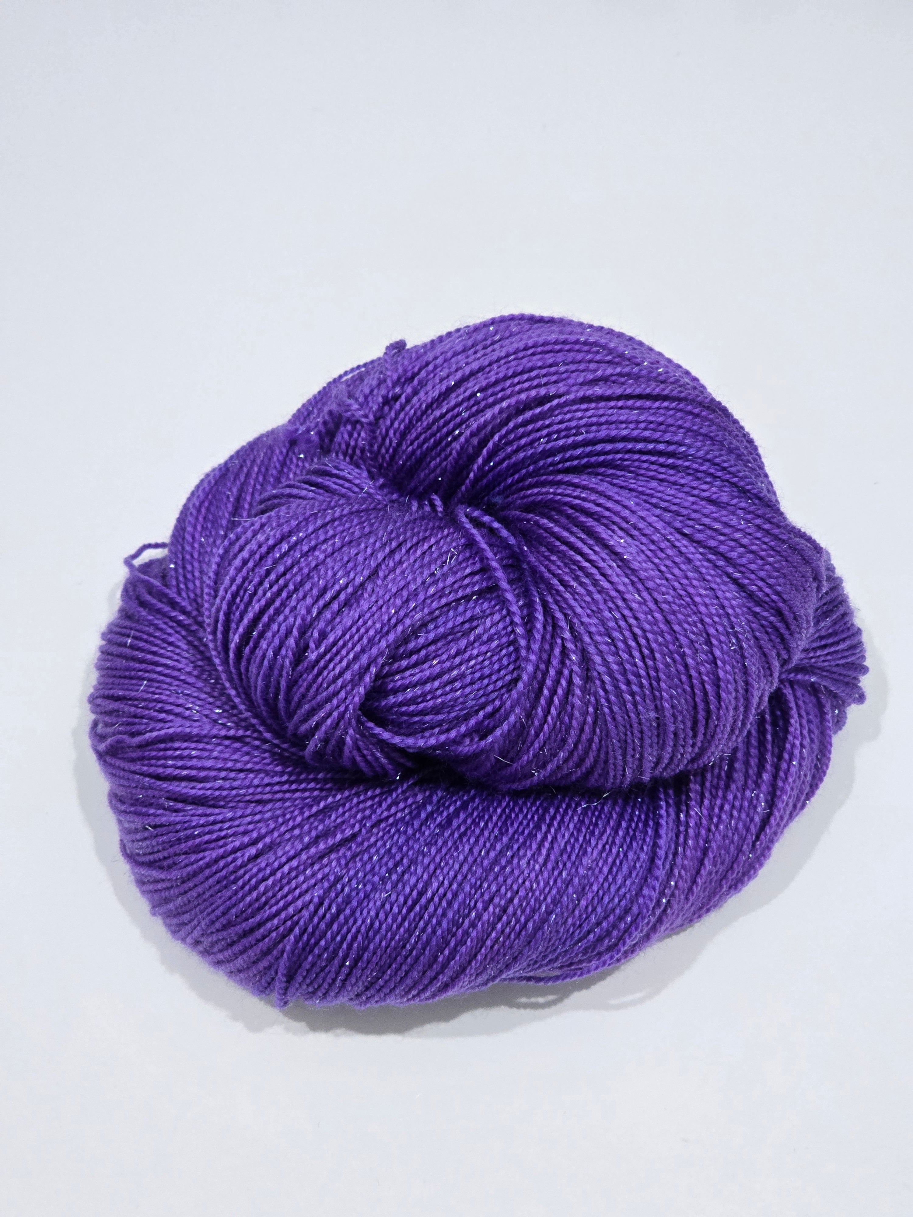 Choice Yarns NZ 4ply Merino Silver Sparkle Sock image 0