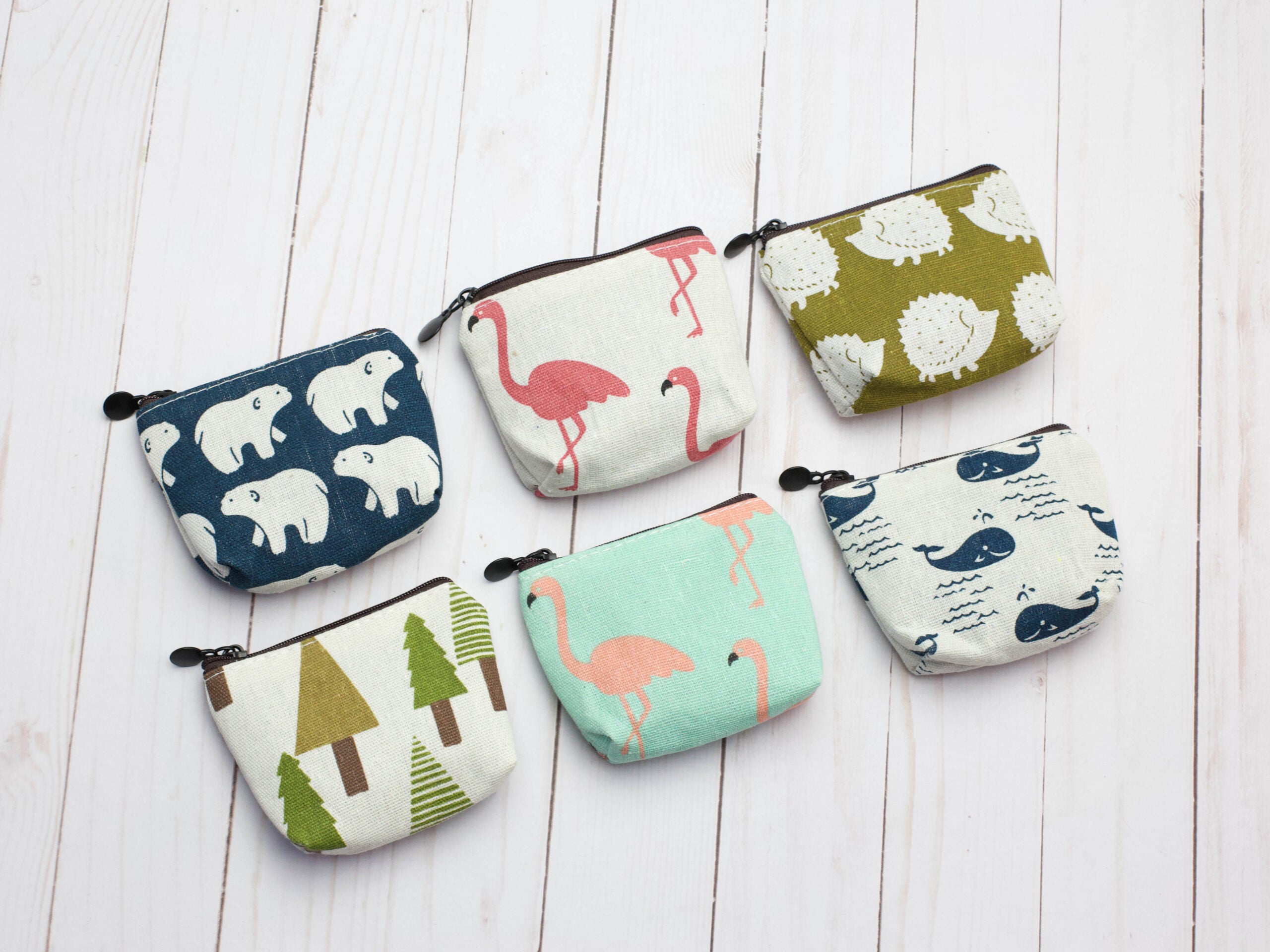 Fox & Pine Stitches - Fabric Pouches/Storage Bags image 0