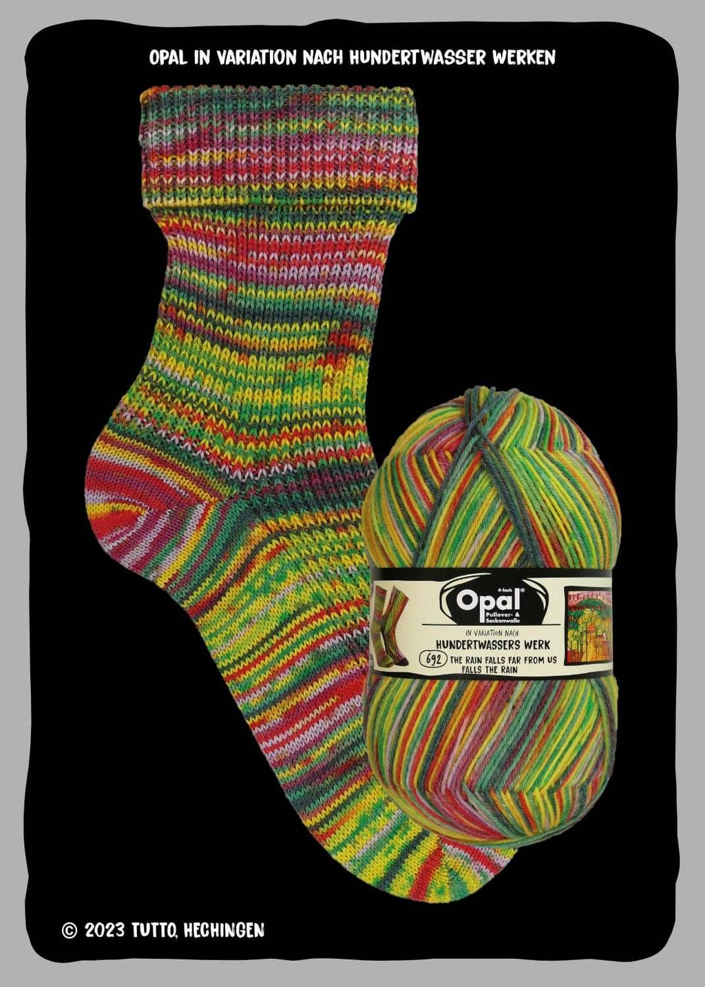 Opal Sock Hunderwasser Edition 4 100g image 7