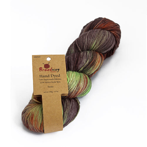 Broadway Hand Dyed Merino Sock Yarn 100g image 7