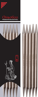 ChiaoGoo SS Double Pointed Needles