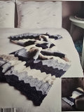 Alpaca Yarns Pattern - Chevron Alpaca Throw 2714
