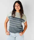 Alpaca Yarns Pattern - Colour Block Stripe Top 2029