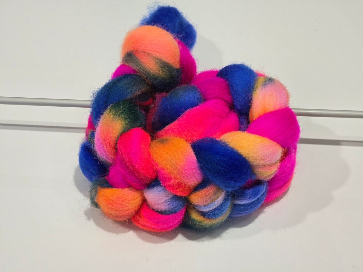 Choice Yarns NZ Hand-Dyed Corriedale Fibre 100g