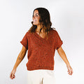 Alpaca Yarns Pattern - Tweed V Neck Vest 1221