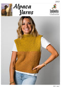 Alpaca Yarns Pattern - Two Tone Vest 2717