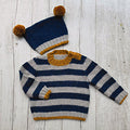 Alpaca Yarns Pattern - DK Sweater & Beanie 1557