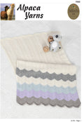 Alpaca Yarns Pattern - DK Zig Zag Blanket 1542