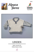 Alpaca Yarns Pattern - Linden Baby Sweater 5012
