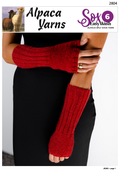 Alpaca Yarns Pattern - Easy Sox 6 Hand Warmers 2804