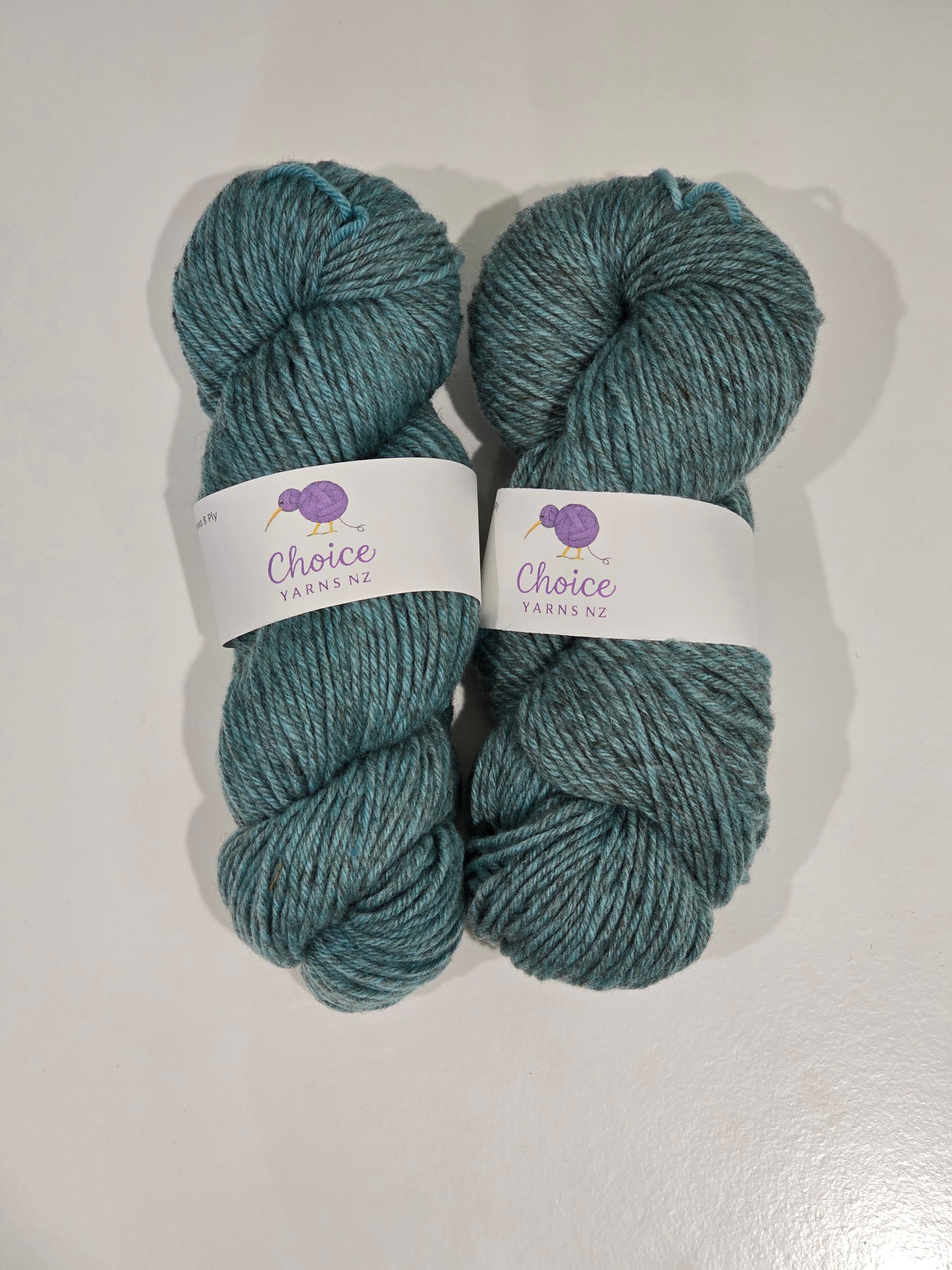 Choice Yarns NZ 8ply Merino/Arapawa 100g