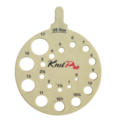 Knitpro Needle View Sizer Round