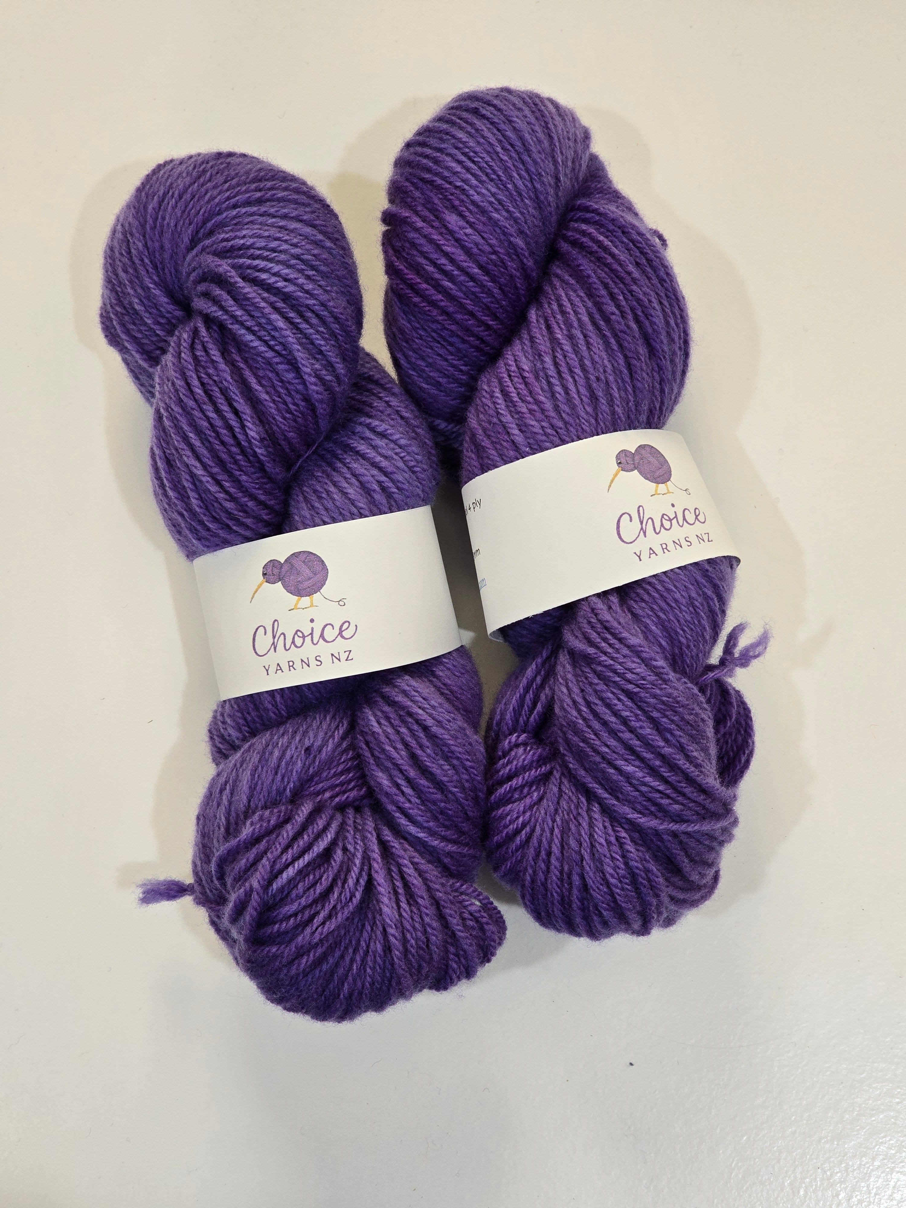 Choice Yarns NZ 8 Ply Polwarth Woollen Spun 100g