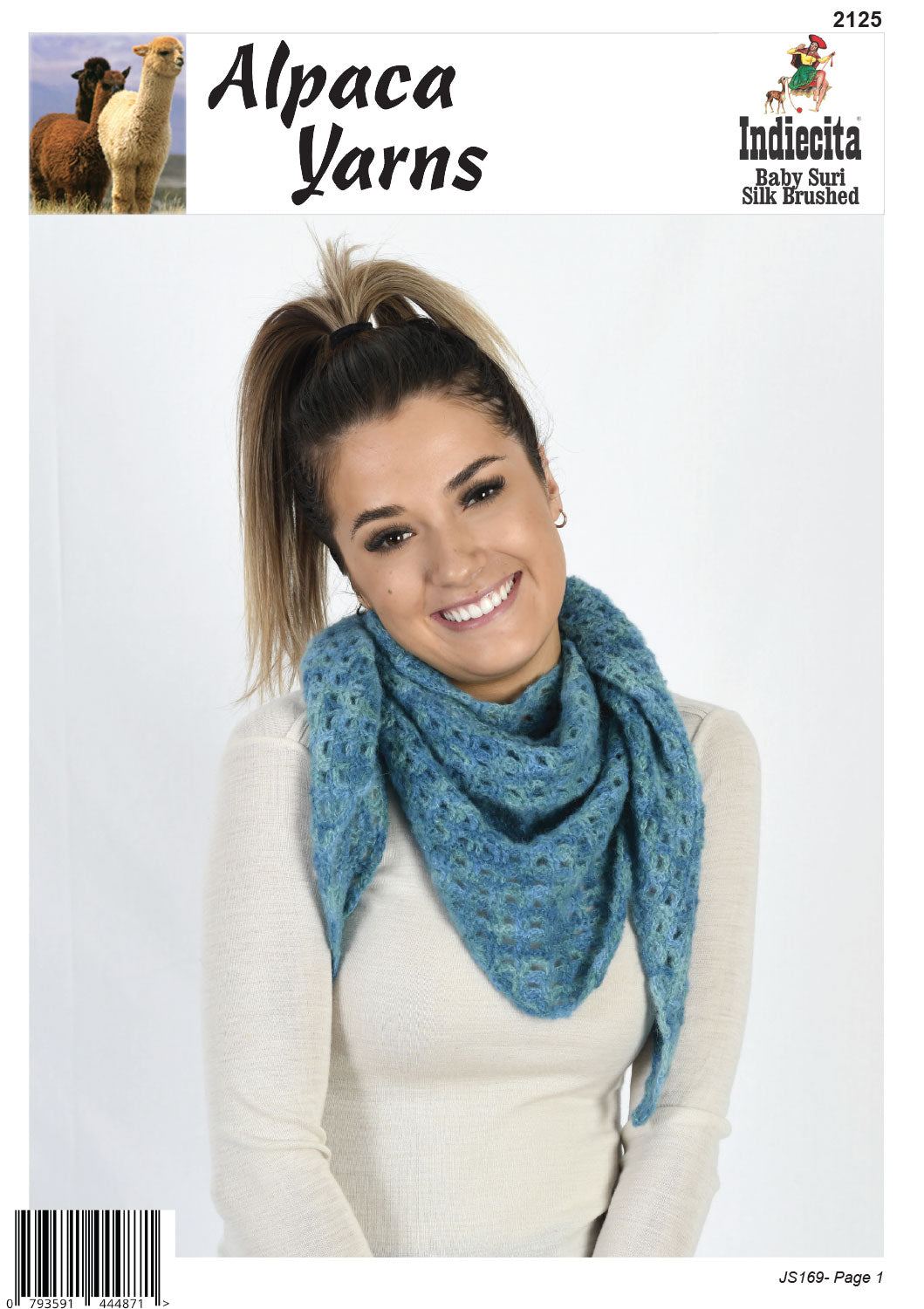 Alpaca Yarns Pattern - Crochet Scarf 2125