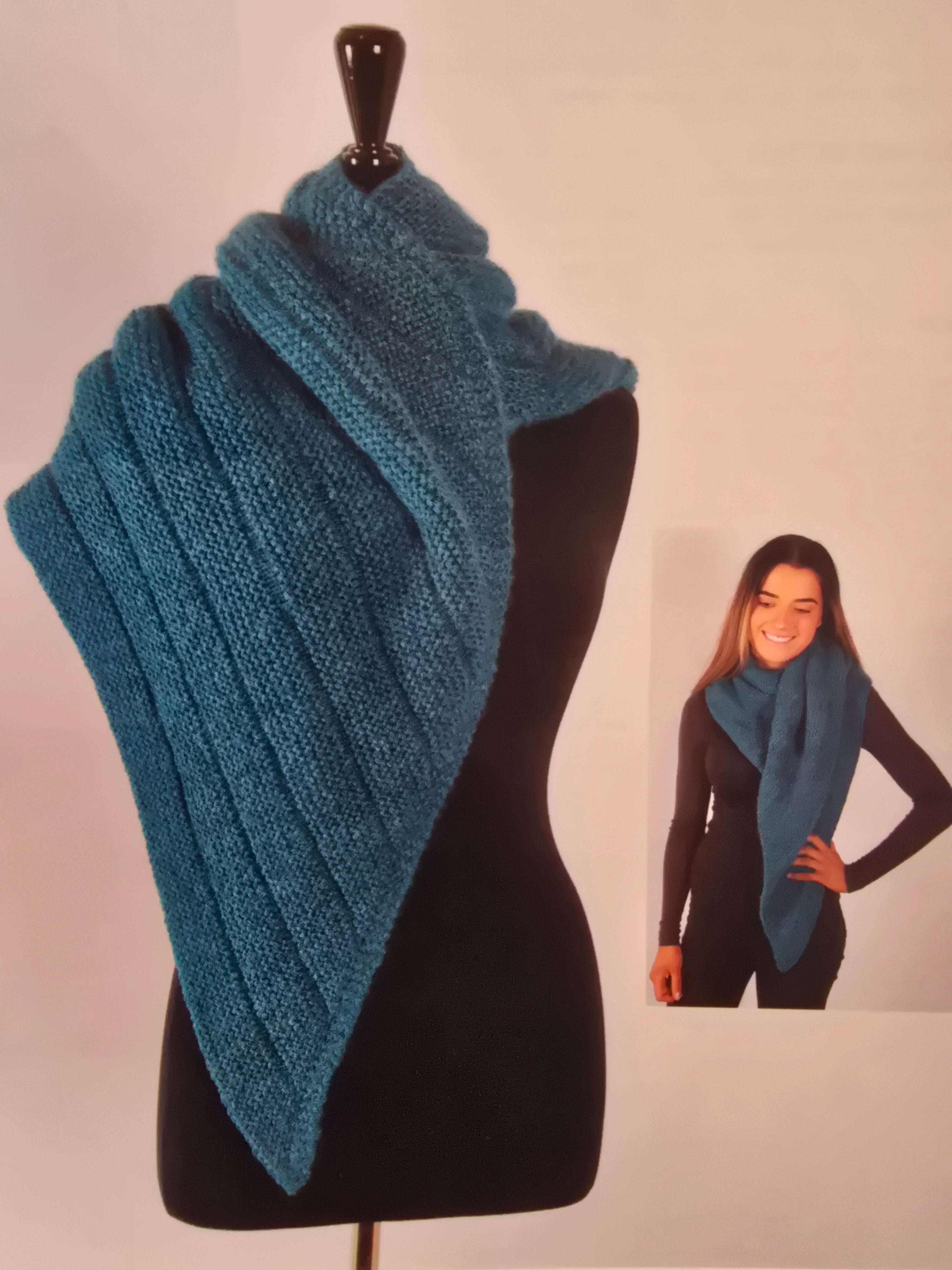 Alpaca Yarns Pattern - Garter Ridges Shawl 2706