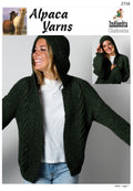 Alpaca Yarns Pattern - Cable Hoodie 2716