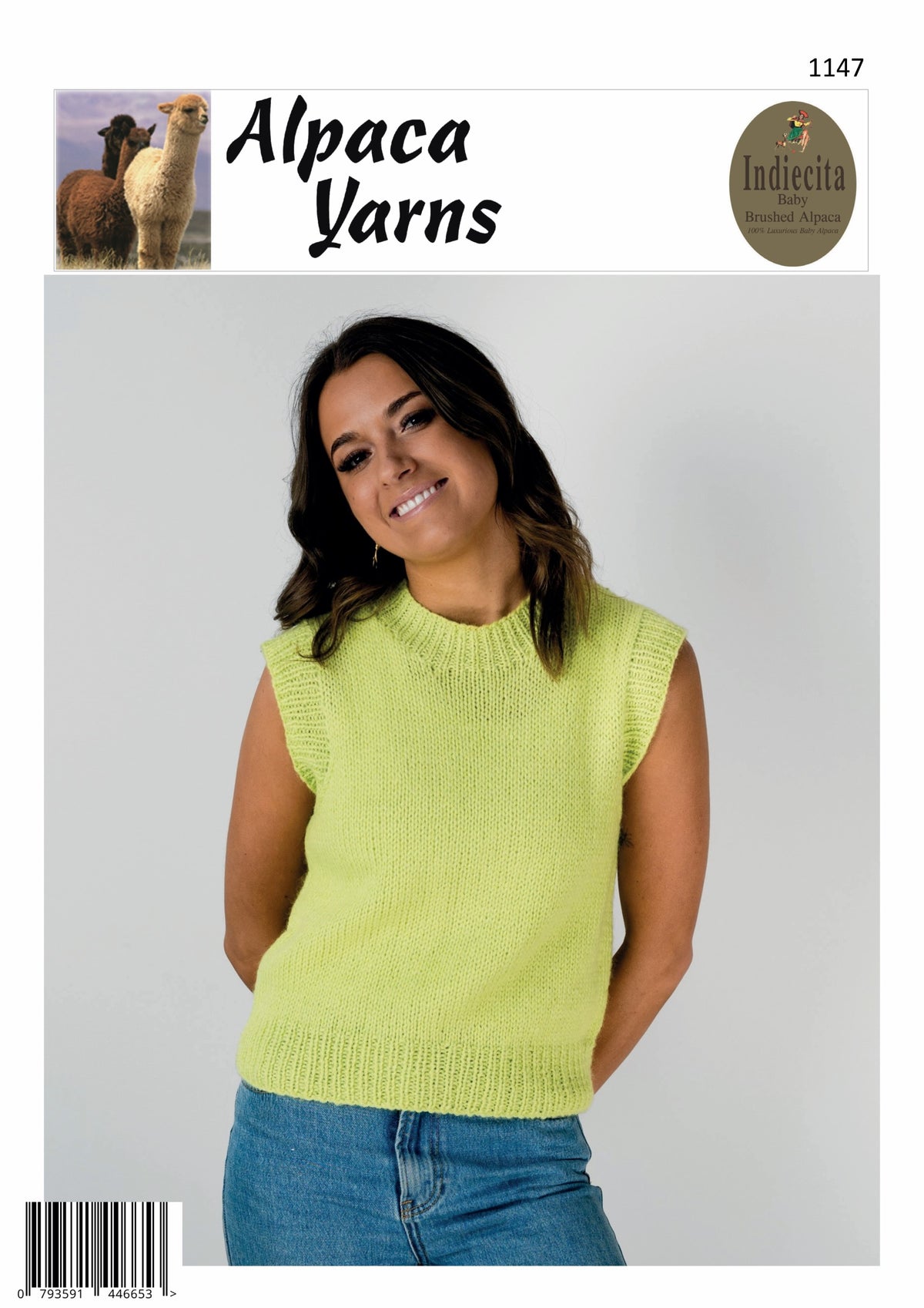 Alpaca Yarns Pattern - Neon Vest 1147