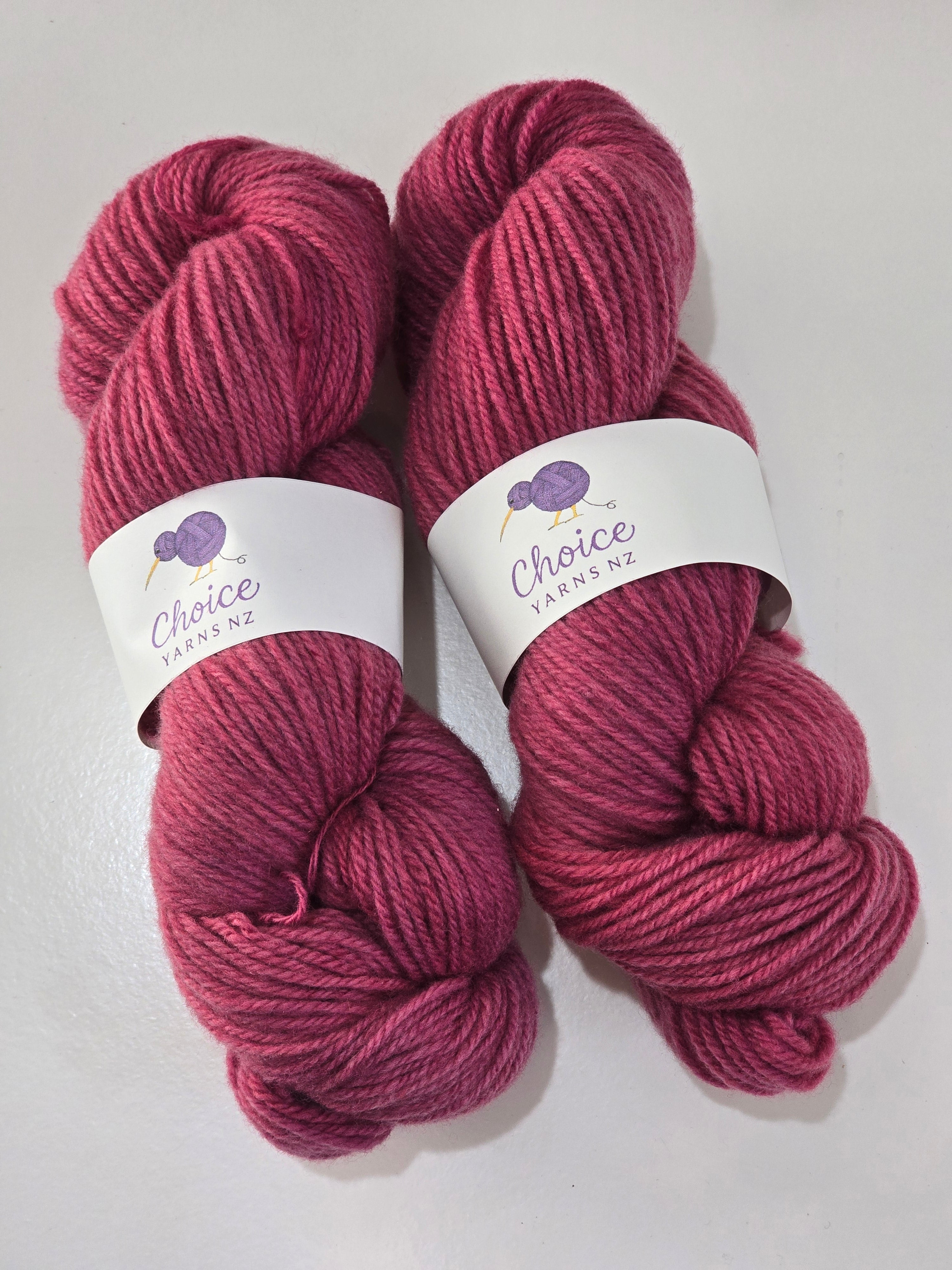 Choice Yarns NZ 8 Ply Polwarth Woollen Spun 100g