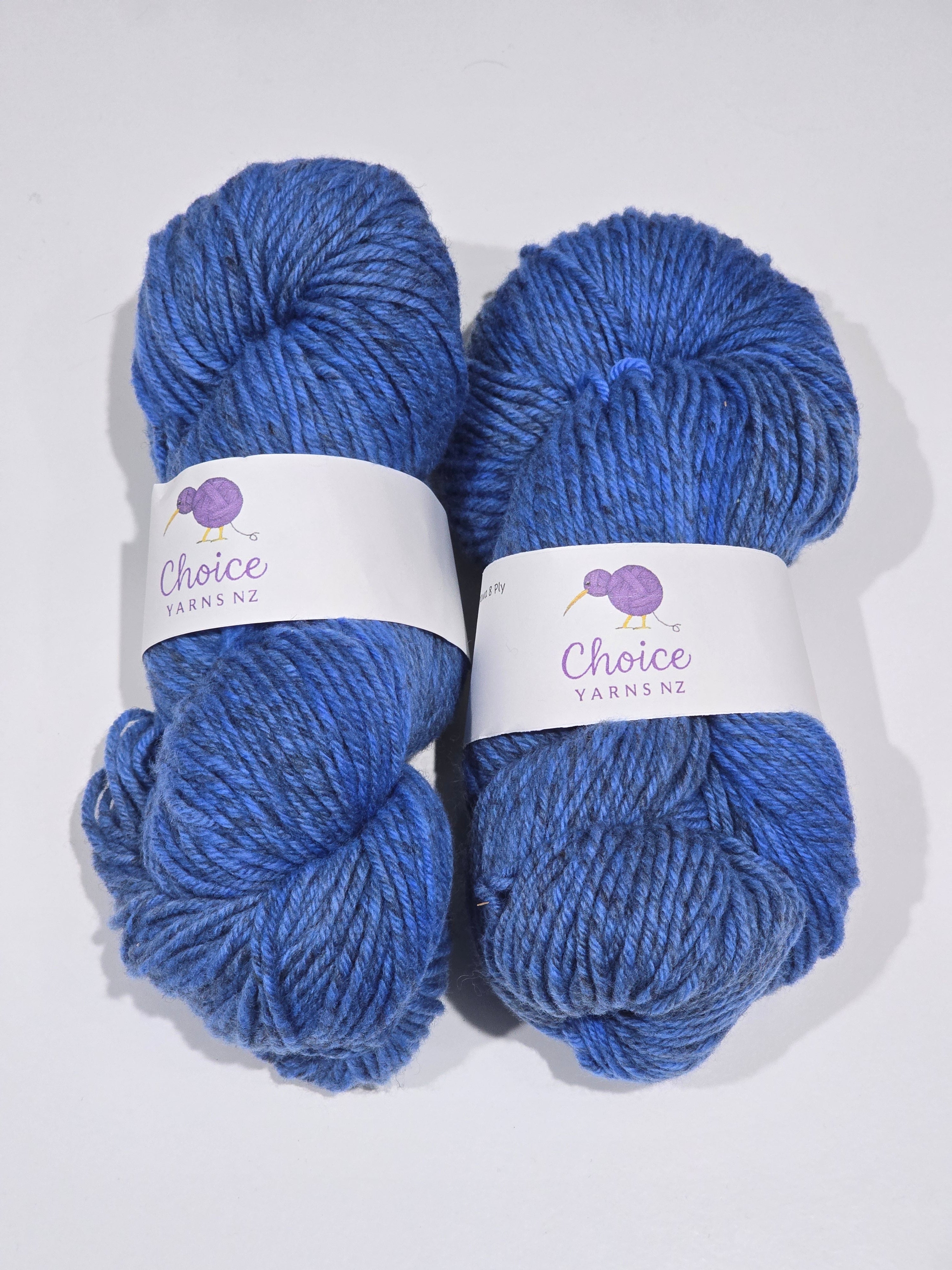 Choice Yarns NZ 8ply Merino/Arapawa 100g