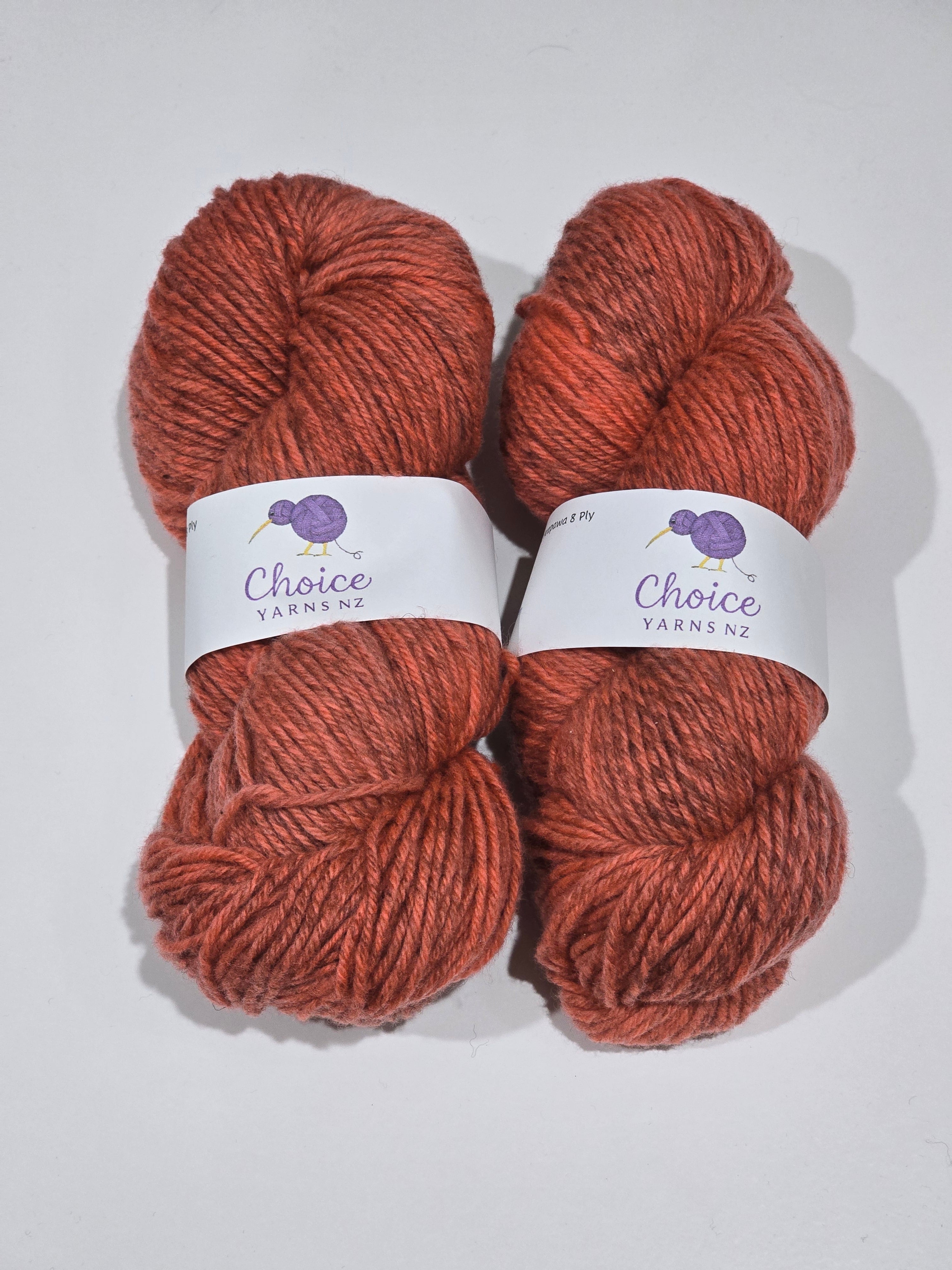 Choice Yarns NZ 8ply Merino/Arapawa 100g