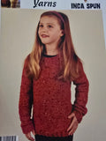 Alpaca Yarns Pattern - Child's Texture Sweater 1218