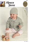 Alpaca Yarns Pattern - Baby Jacket & Beanie 1931