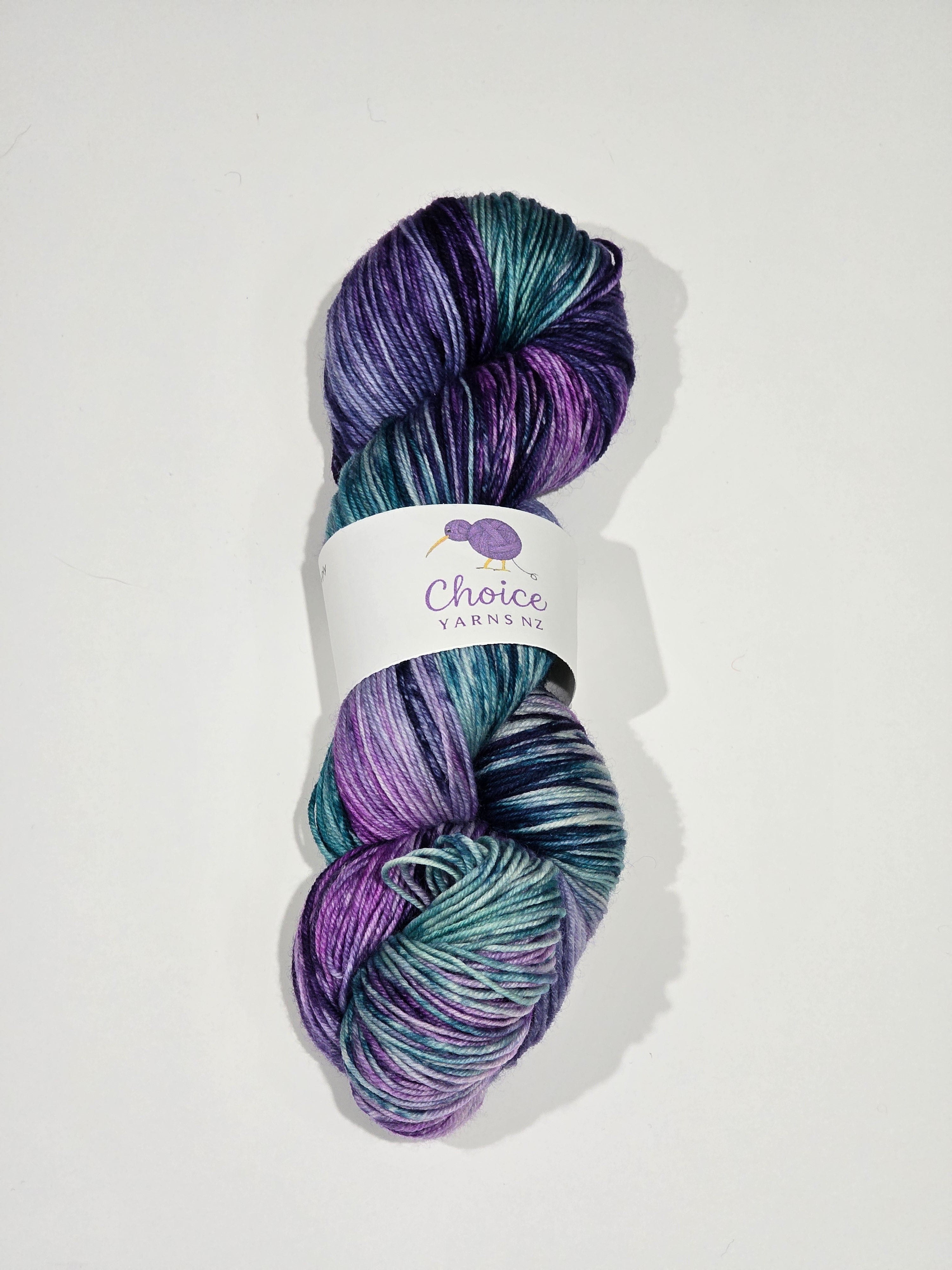 Choice Yarns NZ Hand-dyed MW Merino 4Ply Sock Yarn 100g