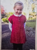 Alpaca Yarns Pattern - Girls Tweed Tunic 1201