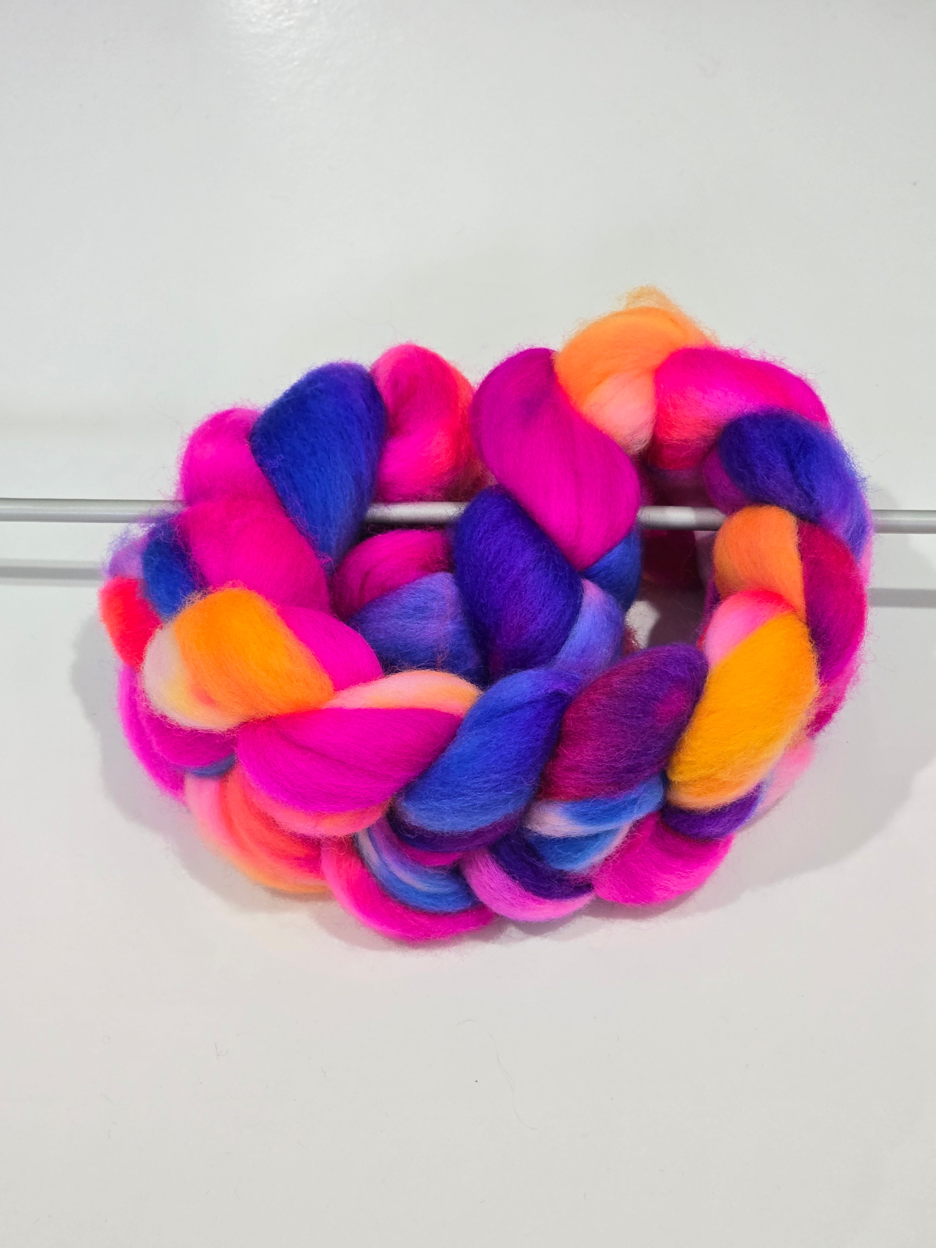 Hand-Dyed Polwarth Sliver 100g