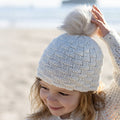 Alpaca Yarns Pattern - Toddler Pom Pom Beanies