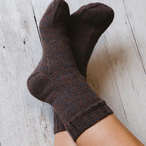 Alpaca Yarns Pattern - Easy Sox 6 Plain Socks 2807