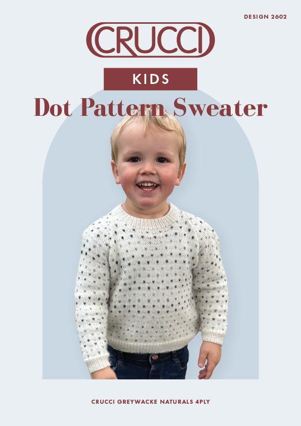 Crucci Pattern - Multi Dot Kids Sweater 2602