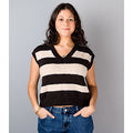 Alpaca Yarns Pattern - Chainette Stripe V Vest